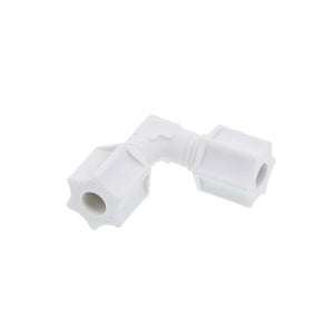 JACO 50-4-P-O Polypropylene Union Elbow 1/4 OD Tube x 1/4 OD Tube