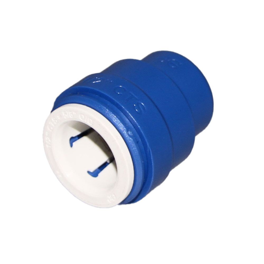 John Guest Color Coded End Cap Blue - 1/2 CTS Test Cap