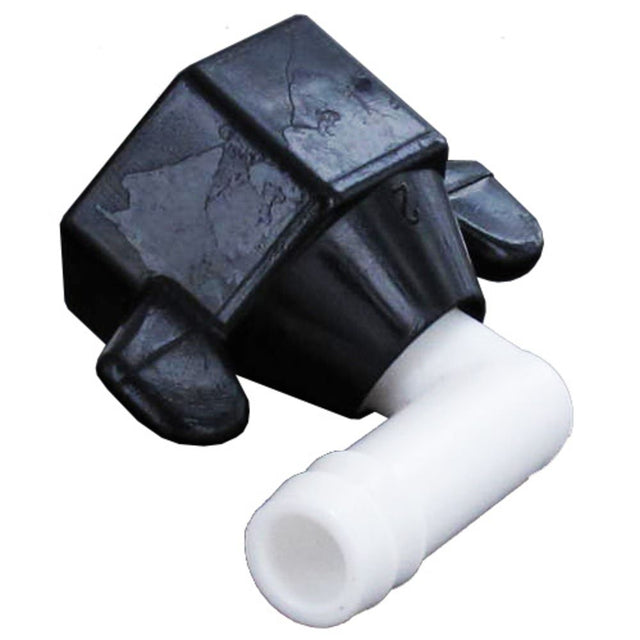 SHURflo 244-3916 Wingnut Swivel Elbow 1/2 FNPT x 3/8 BARB Nylon