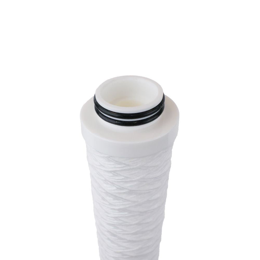2.5" x 30" String Wound PP Filter 1 Micron 222/Dome EPDM O-rings