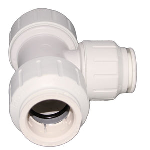 John Guest Reducing Tee - 1 x 1 x 3/4 CTS