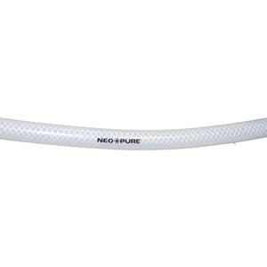 Braid Reinforced Silicone Tubing - 1/8 ID x .365  OD