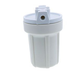Watts FH500WW14 5" Water Filter Housing 1/4 White Sump No PR - 1/4" FPT