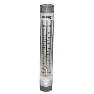 Neo-Pure Inline Flowmeter 0.1-1GPM 1/2" FNPT