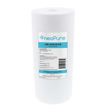 Neo-Pure MB-25048-05 5" Polypropylene Sediment Depth Filter 5 Micron