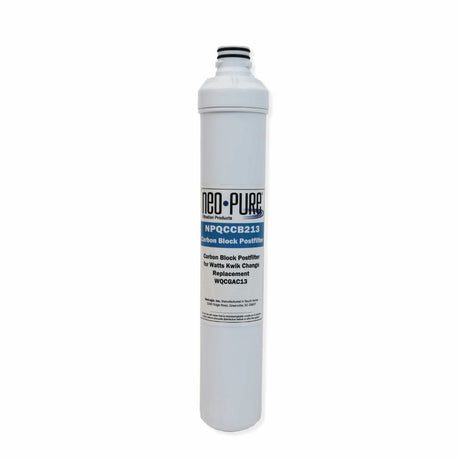 Neo-Pure Kwik Change 13" GAC Carbon Post Filter Replacement For Watts WQCGAC13