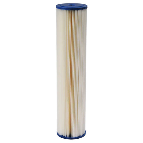Harmsco® HB-20-20W 20" Calypso Blue Premium Pleated Filter 20 micron