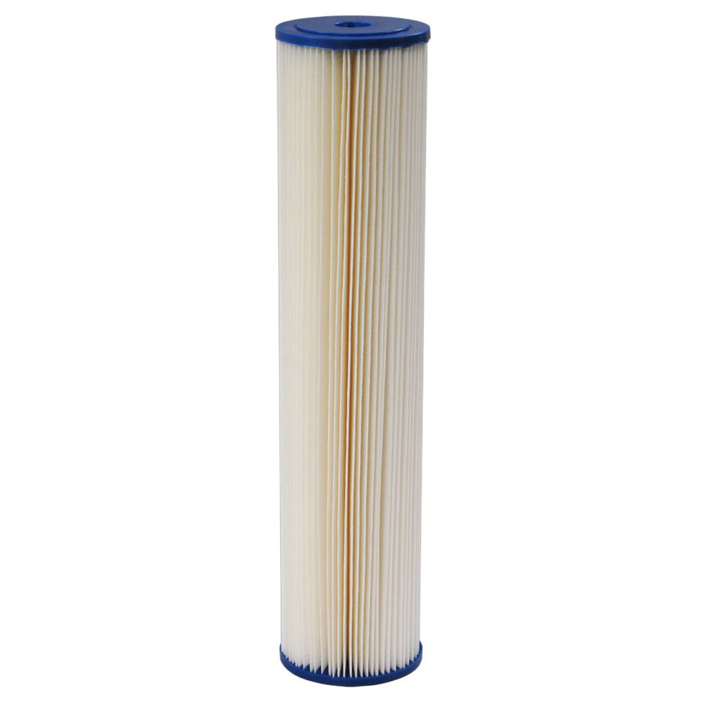 Harmsco® HB-20-5W 20" Calypso Blue Premium Pleated Filter 5 micron