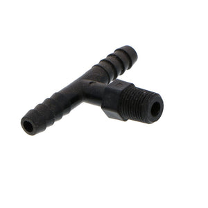 Barb Tee x Male Branch - 3/16 ID x 1/4 MNPT