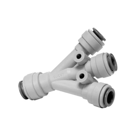 John Guest Three Way Divider 1/2" OD Inlet x 1/2 OD Outlets [3]