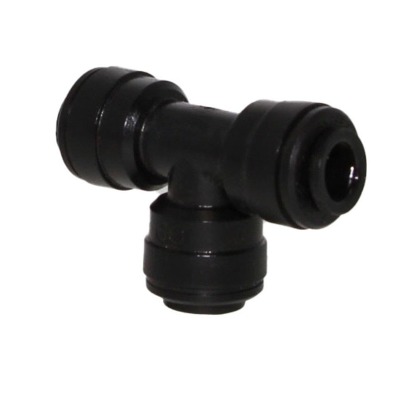 John Guest Union Tee BLACK ACETAL - 22mm