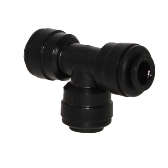 John Guest Union Tee BLACK ACETAL - 6mm