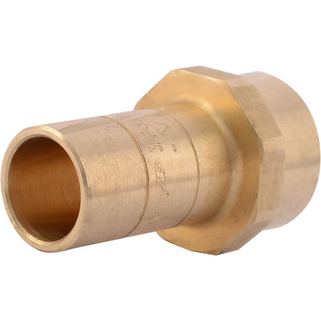 SharkBite® U766LF Lead-Free Brass Push-to-Connect Threaded Fitting Adapter - 3/4" CTS x 3/4" FPT