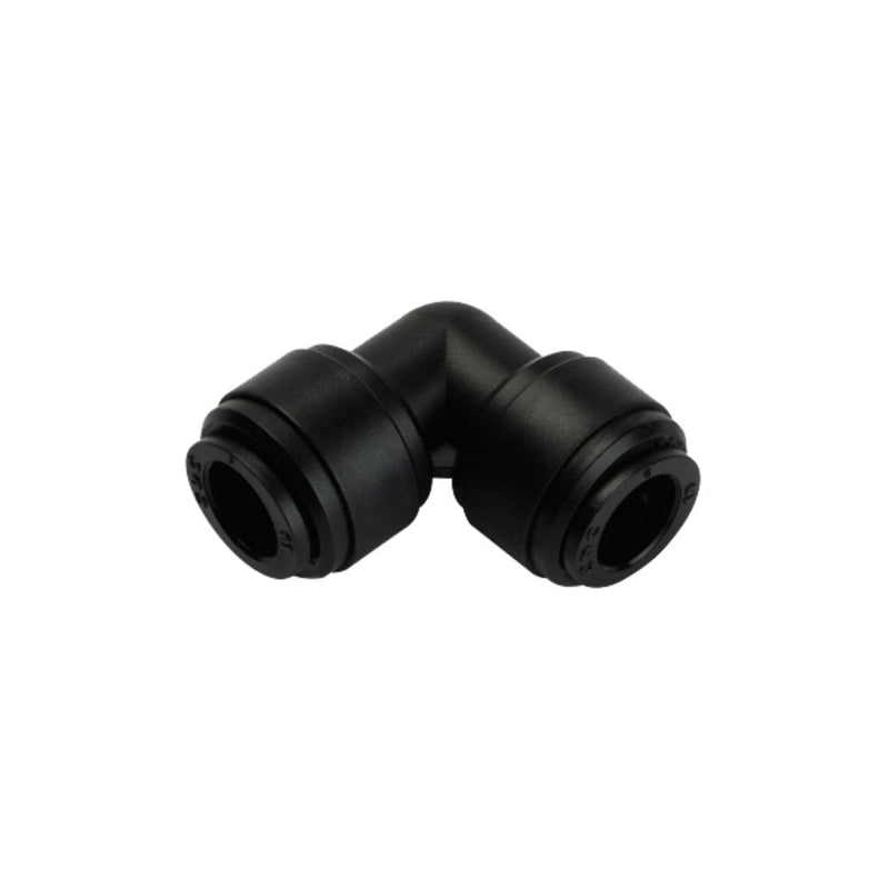 NeoFit - Acetal Black Union Elbow 3/8" tube x 3/8" tube