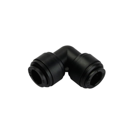 NeoFit - Acetal Black Union Elbow 3/8" tube x 3/8" tube