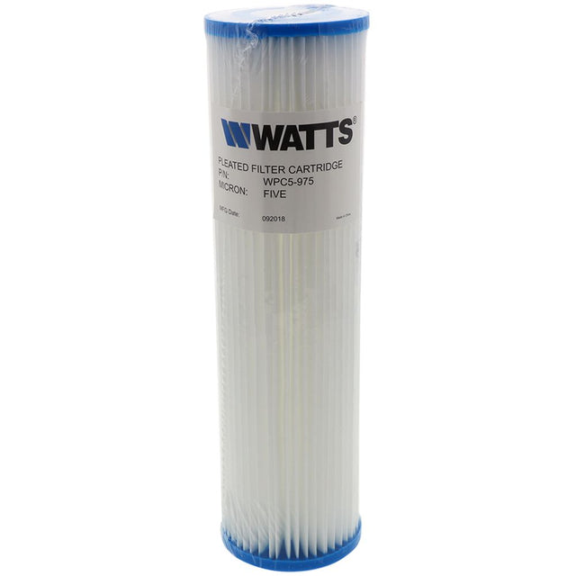9-3/4" x 2-3/4" Flow-Max Pleated Poly - 5 mic