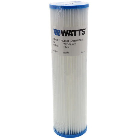 9-3/4" x 2-3/4" Flow-Max Pleated Poly - 5 mic