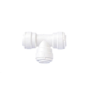 NeoFit - Polypropylene Natural White Union Tee- 1/2" tube OD