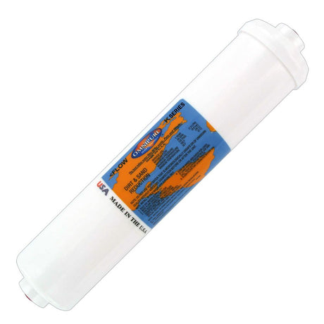 Omnipure Inline K2548-JJ Calcite Re-mineralizer - 10" x 2" Filter - 1/4" Quick Connect