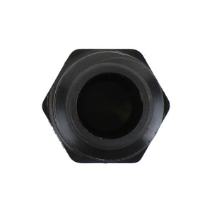 Parker Kynar Male Connector Black - 1/2 x 1/2 NPTF