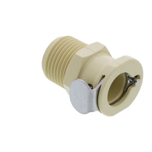 PLCD1000612 Valved Male Thread Coupling Body 3/8 NPT