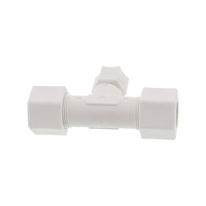JACO 70-10-6-P-PG Polypropylene Union Tee 5/8 OD Tube x 5/8 OD Tube x 3/8 OD Tube