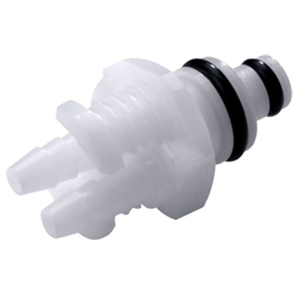 Colder PTC22020 Non-Valved Free Floating Hose Barb Coupling Insert - 1/8 ID Barb