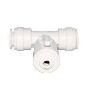 John Guest Acetal Angle Stop Valve w/Check Valve - 15mm x 15mm x 3/8"