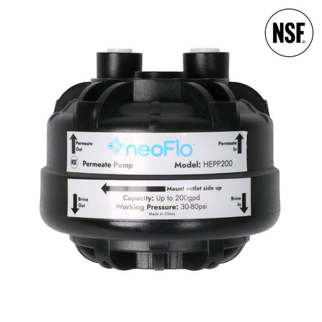 neoFlo HEPP200 Permeate Pump NSF® Certified for up to 200 GPD