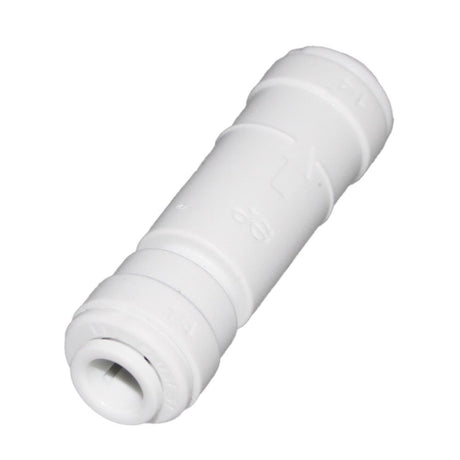 John Guest Check Valve - 1/4" 0.3 psi Crack Pressure White