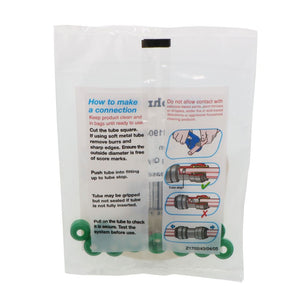 John Guest Collet Cover - 4mm, 5/32 OD Green