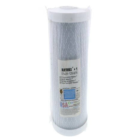 10" BB Filtrex Matrikx CTO Plus Carbon Block 0.6 Mic Filter