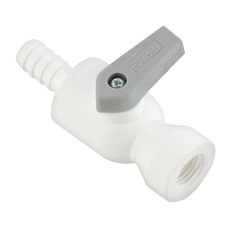 Parker LIQUIfit Par-Barb Valve Female Connector - 1/4 ID Barb x 1/4 FPT