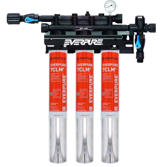 Everpure QC7I Triple 7CLM Chloramine Reduction Filter System