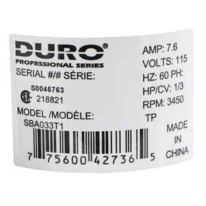 Titan Basement Submersible Sump Pump 1/3 HP - Vertical Float