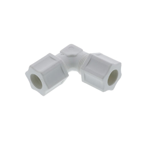 JACO 50-8-P-PG Polypropylene Union Elbow 1/2 OD Tube x 1/2 OD Tube