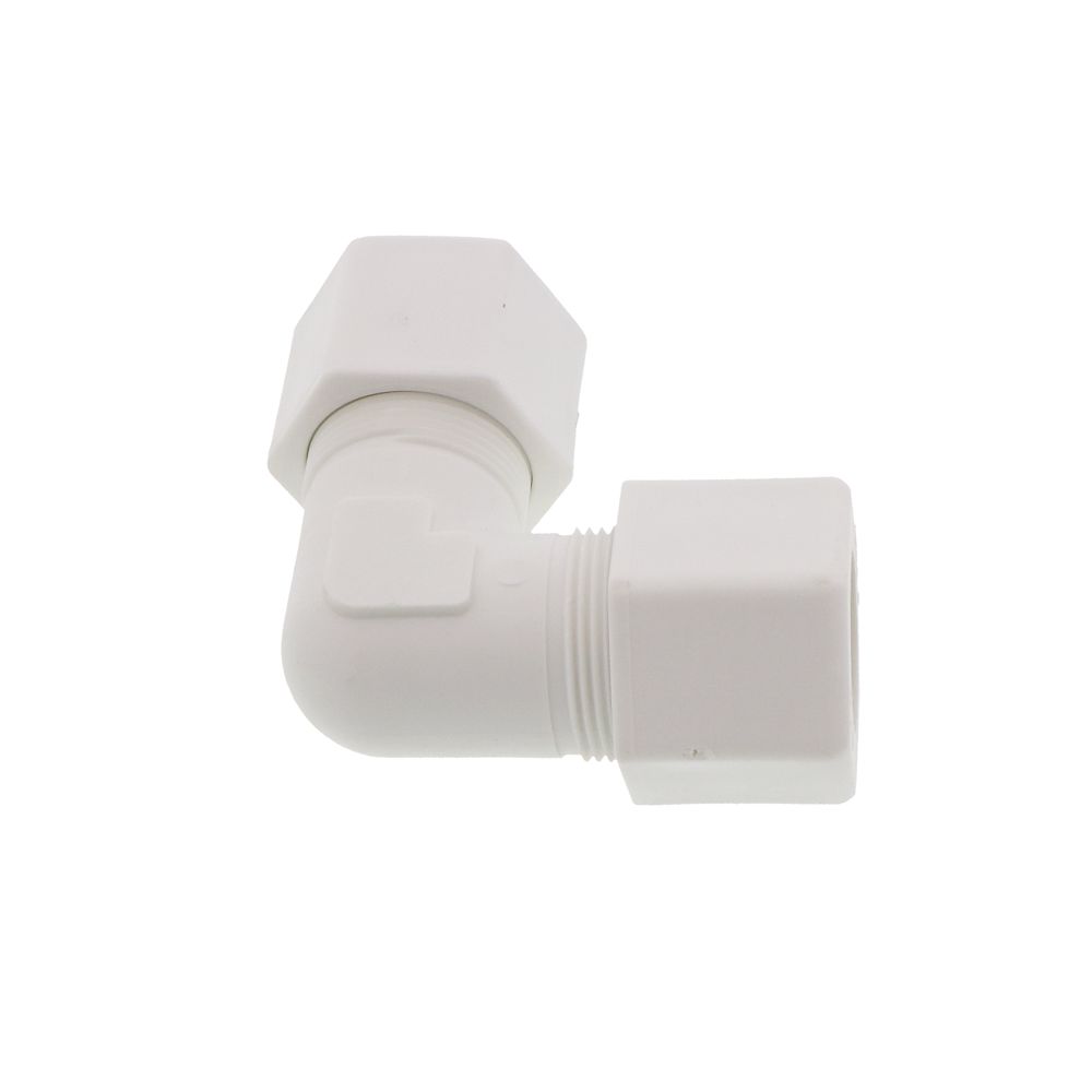 JACO 50-14-P-PG Polypropylene Union Elbow 7/8 OD Tube x 7/8 OD Tube