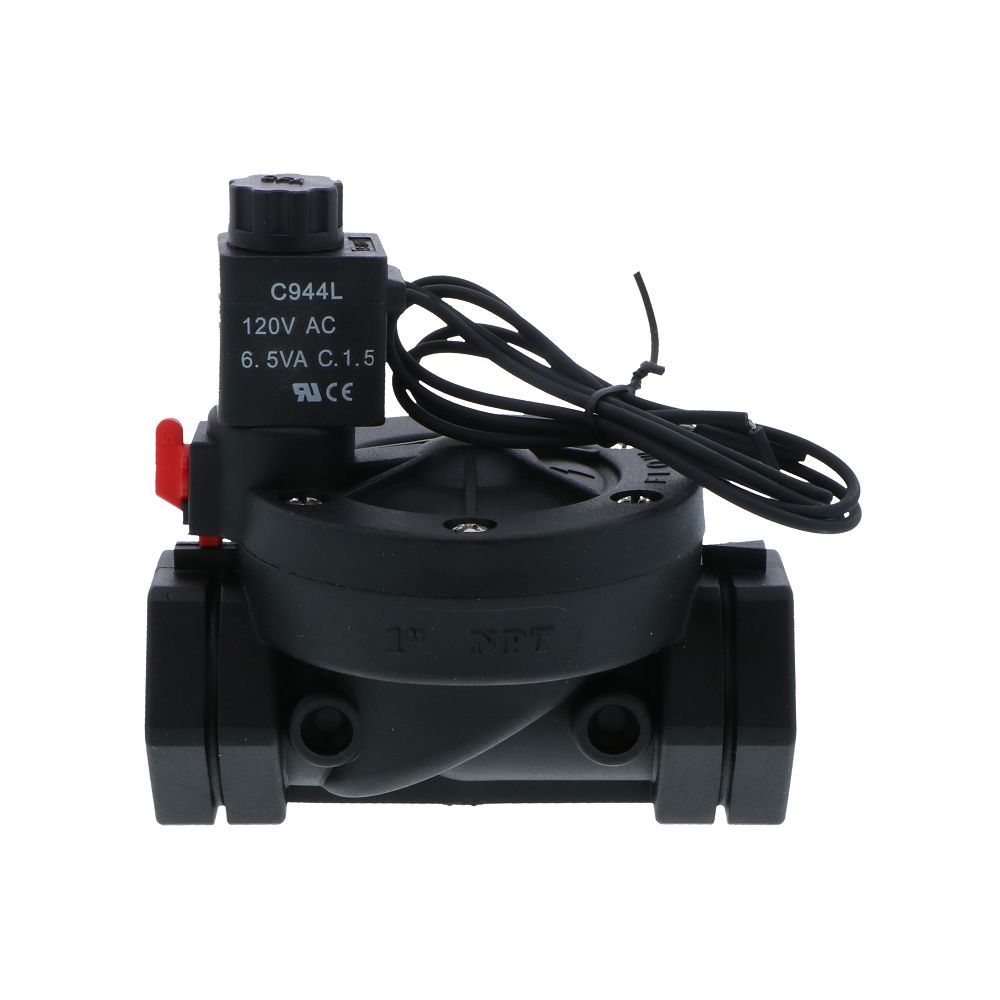 CFA C9 Series Solenoid Valve w/ Manual Override Normally Closed 1" FPT 120V