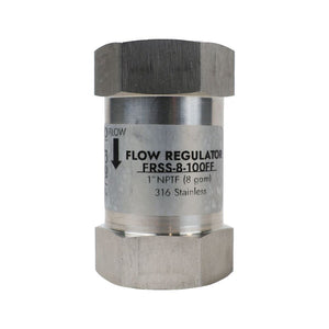 Neo-Pure Stainless Steel Flow Restrictor 8 GPM 316SS 1" FPT x FPT