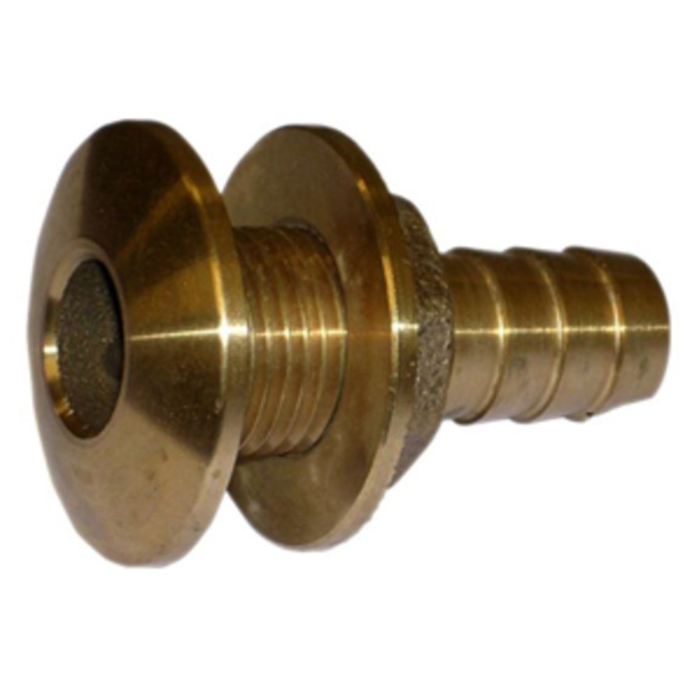 Watts Marine Bronze Barbed Thru-Hull Fitting With Nut - 1-1/8"