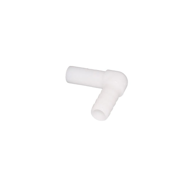 NeoFit - Acetal Natural White Stem Barb Elbow Connector 3/8"stem x 3/8"barb