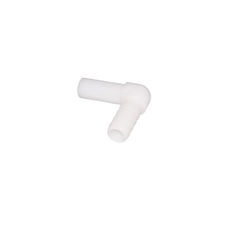 NeoFit - Acetal White Stem Barb Elbow Connector 8mm [5/16"] stem x 1/4"barb