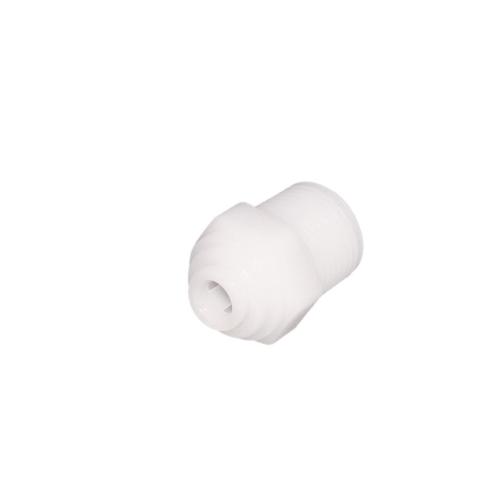 NeoFit - Acetal Natural White Male Connector- 1/4"tube OD x 1/4"NPTF