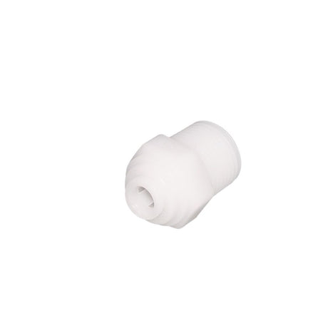 NeoFit - Acetal White Male Connector- 4mm [5/32"] tube OD x 1/4"NPTF