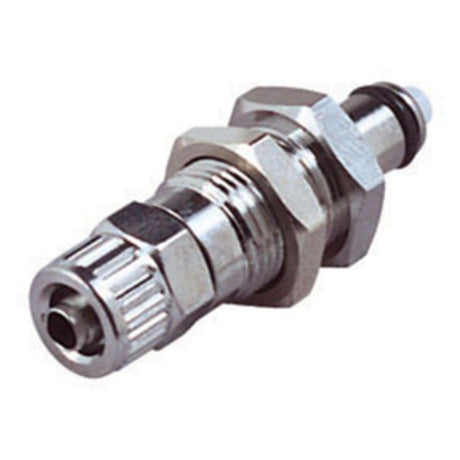 18600 NSF Valved Panel Mount Coupling Insert 1/4 PTF