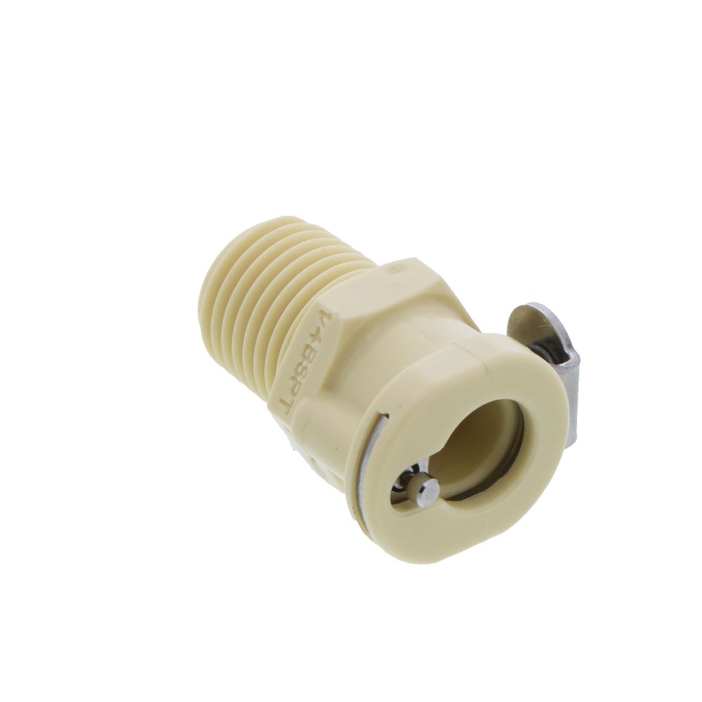 PMCD100412BSPT Valved Male Thread Coupling Body 1/4 BSPT