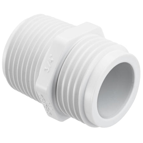 Garden Hose Adapter Male PVC  - 3/4 MGHT x 1/2 MNPT