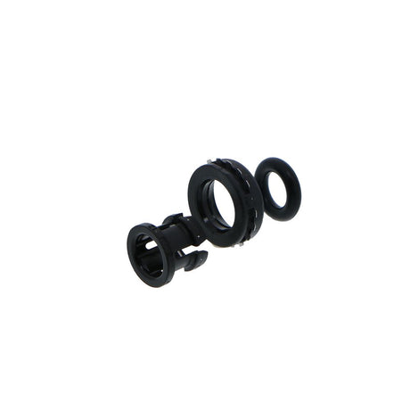 John Guest Plastic Half Cartridge - 6mm Black Single Nitrile O-ring