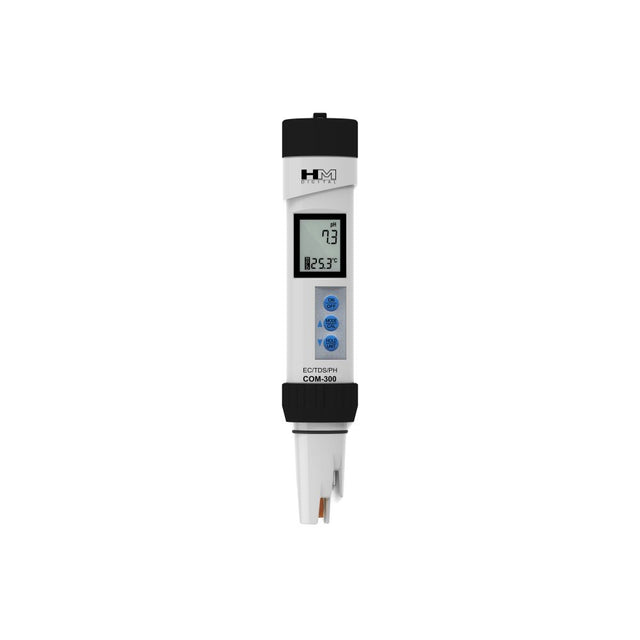 COM-300: Waterproof Professional Series pH/EC/TDS/Temp Meter