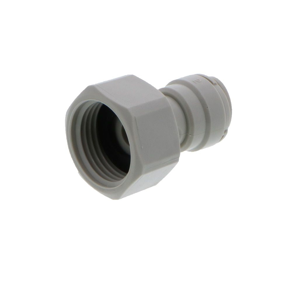 DMfit Female BSPP Connector Flat Type - 3/8" Push-in x 5/8 BSP[P]